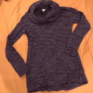 Merona cowl neck purple tunic